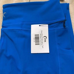 NWT Zyia Active Royal Blue Pocket Light n Tight Mid rise size 20